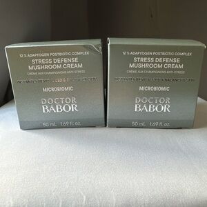 Babor Stress Defense Mushroom Cream Duo Cleanformance Moisturizer NEW